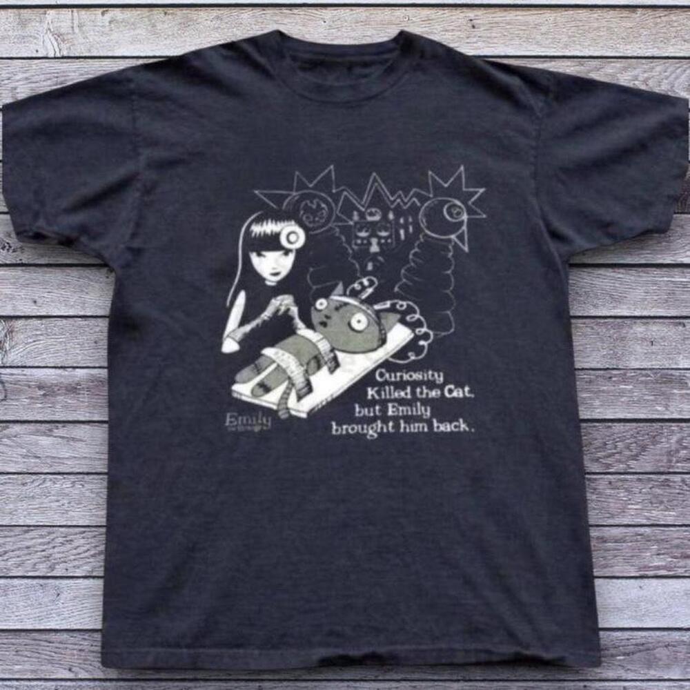 Curiosity Killed The Cat Black T Shirt